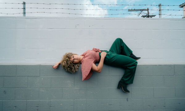 woman posing for fashion shoot