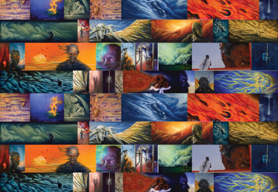 John Painting collage-oil and mixed media-01